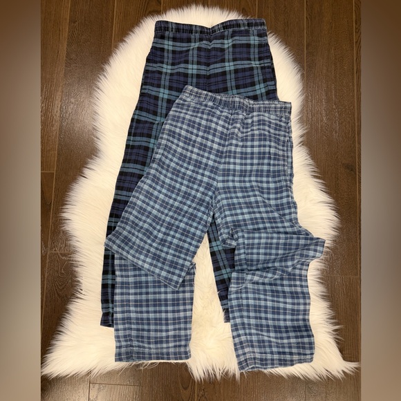 R & R Sports Other - Kids Checkered Pajama Bottoms - Dark Blue and Sky Blue